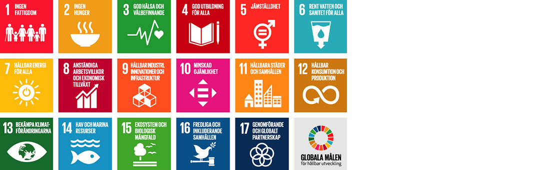 FN:s 17 Globala hållbarhetsmål